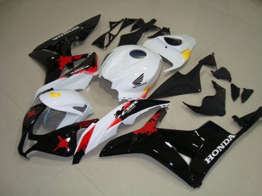 Blanco Negro Rojo ABS Kits Carenado Moto Honda CBR 600 RR 07-08