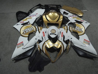 Blanco Oro Lucky Strike Motul Carenado Moto Suzuki GSXR 1000 K5 05-06