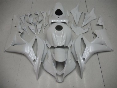 Blanco Perla ABS Carenado Motocicleta Honda CBR 600 RR 07-08