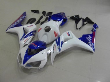 Blanco Perla Azul Carenado Moto Honda CBR 1000 RR 06-07