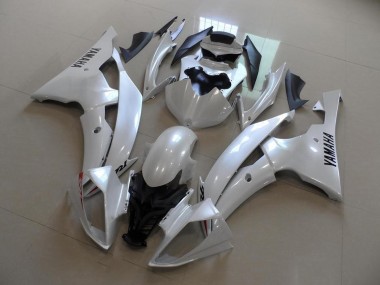 Blanco Perla Estilo OEM Carenado Moto Yamaha R6 08-16