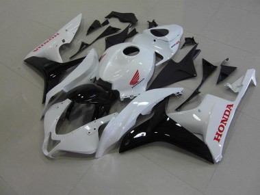 Blanco Perla Negro Carenado Moto Honda CBR 600 RR 07-08