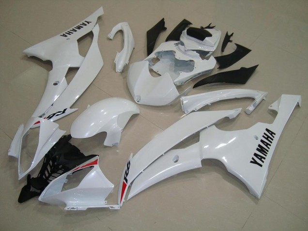 Blanco Perla Plástico Moto Yamaha R6 08-16