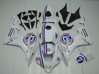 Blanco Plástica Moto Honda CBR 600 RR 07-08