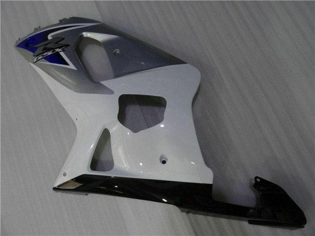 Blanco Plata Carenado Moto Suzuki GSXR 600 / 750 K1 K2 K3 01-03