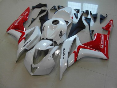 Blanco Rojo Carrera Versión Carenado Moto Honda CBR 600 RR 07-08