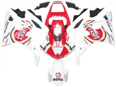 Blanco Rojo Lucky Strike Carenado Moto Yamaha R6 03-05