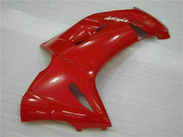 Brillante Rojo Carenado Moto Kawasaki EX650 06-08