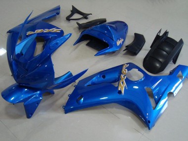 Claro Azul Carenado Moto Kawasaki ZX6R 03-04