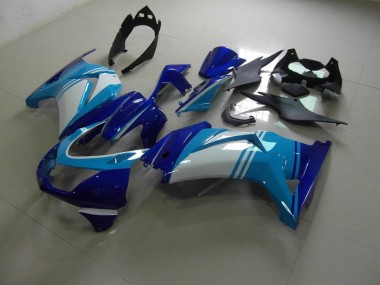 Claro & Oscuro Azul Carenado Moto Kawasaki ZX 250R 08-12