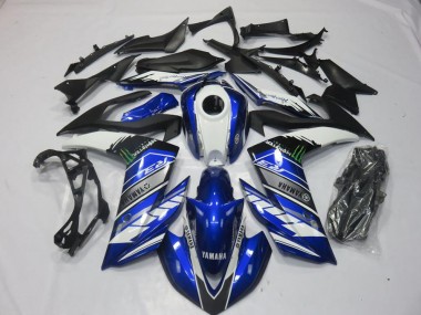 Monster Azul Carenado Moto Yamaha R3 15-22