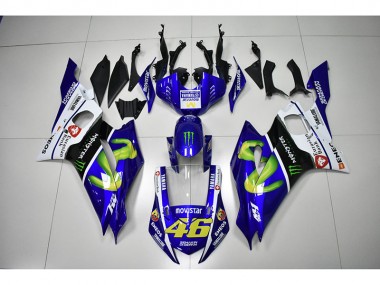 Monster Azul Movistar 46 Carenado Moto Yamaha R6 17-23