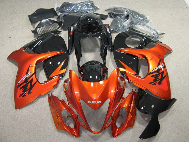 Naranja Negro ABS Carenado Motocicleta Suzuki GSXR 1300 Hayabusa 08-19