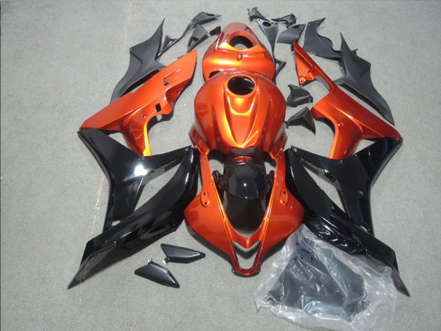 Naranja Negro Carenado Moto Honda CBR 600 RR 07-08