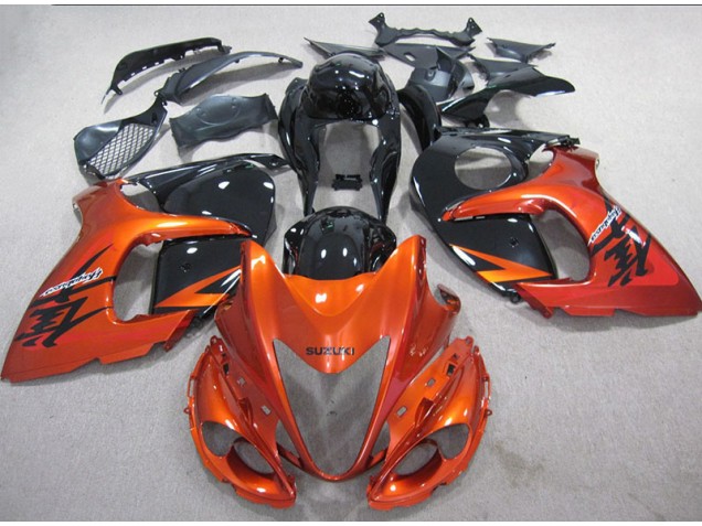 Naranja Negro Inyección Kits Carenado Moto Suzuki GSXR 1300 Hayabusa 08-19