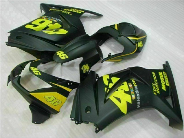 Negro Amarillo 46 Carenado Moto Kawasaki EX250 08-12