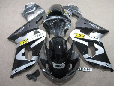 Negro Blanco Carenado Moto Suzuki GSXR 600 K1 K2 K3 01-03