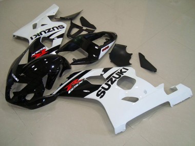 Negro Blanco Carrocería Motocicletas Suzuki GSXR 750 K4 04-05