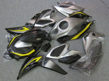 Negro Carenado Moto Kawasaki Z1000 07-09