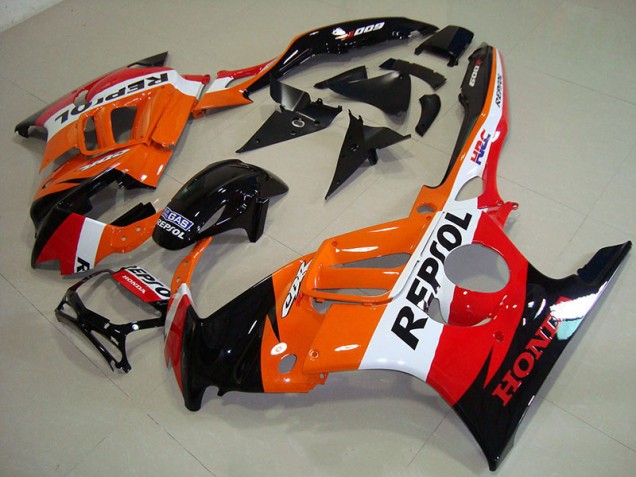 Negro Naranja Repsol Kit ABS Carenado Motocicleta Honda CBR 600 F3 95-98