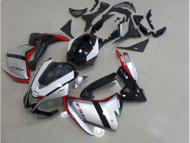 Negro Plata Rojo Kits Completo Carenado Moto Aprilia RS4 50 125 11-18