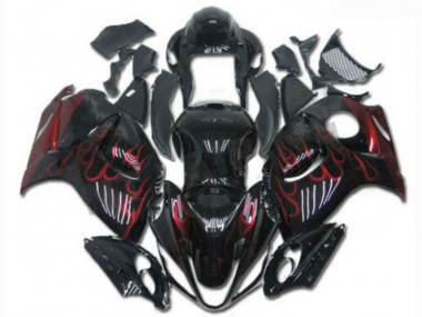 Negro Rojo ABS Kits Carenado Moto Suzuki GSXR 1300 Hayabusa 08-19