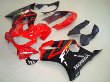 Negro Rojo Moto Plástica Honda CBR 600 F4i 04-07