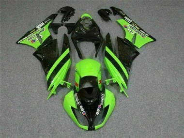 Negro Verde 3M Touch4 Carenado Moto Kawasaki ZX6R 09-12