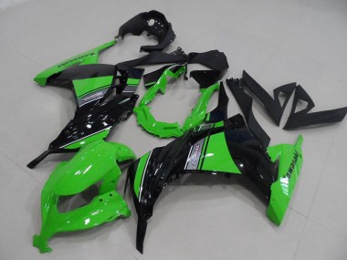 Negro Verde Kit Carenado ABS Completo Kawasaki ZX 300R 13-16