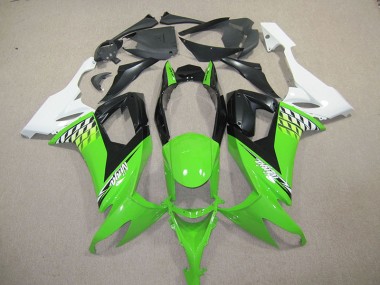 Negro Verde Ninja Carenado Moto Kawasaki ZX10R 08-10