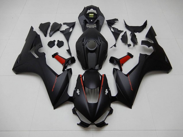 Negro con Rojo Fireblade Carenado Moto Honda CBR 1000 RR 17-23