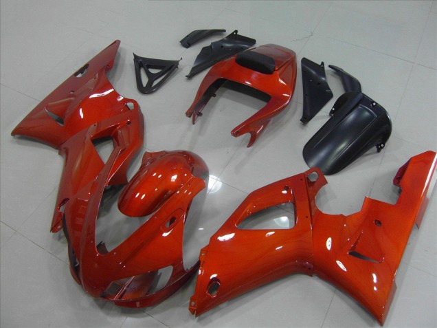 Oscuro Naranja Carenado Moto Yamaha R1 98-99