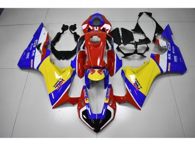 Rojo Amarillo Azul HRC Red Bull Carenado Moto Honda CBR 1000 RR 17-23