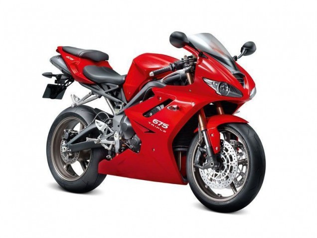 Rojo Carenado Moto Triumph Daytona 675 Triple 06-08