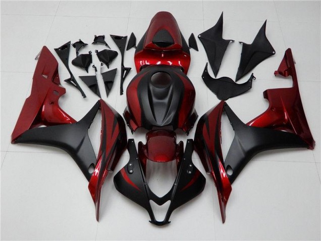 Rojo Negro ABS Moto Plástico Honda CBR 600 RR 07-08