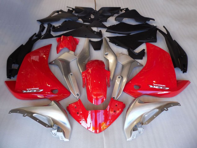 Rojo Negro Carenado Moto Honda CBR 500 RR 13-15