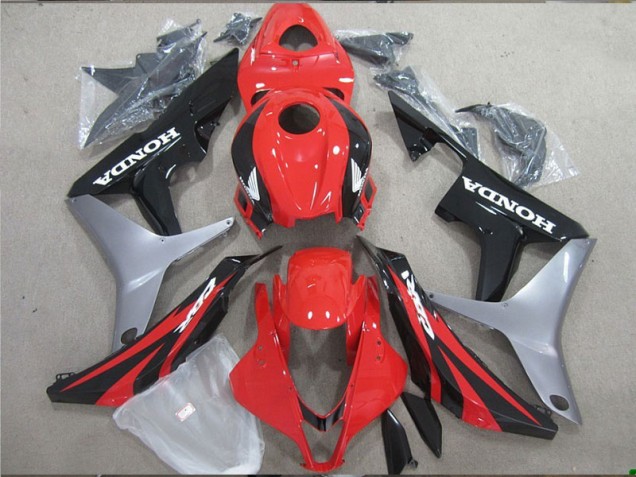 Rojo Negro Kit Carenado ABS Completo Honda CBR 600 RR 07-08