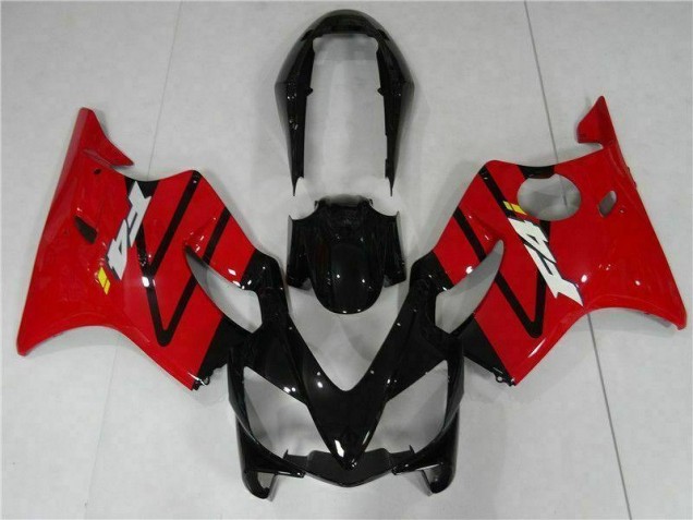 Rojo Negro Kit Carenado Inyección Honda CBR 600 F4i 04-07