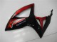 Rojo Negro Kit Carenado Inyección Suzuki GSXR 600 / 750 K6 06-07