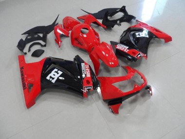 Rojo Negro Kits Carenado Moto Kawasaki ZX 250R 08-12