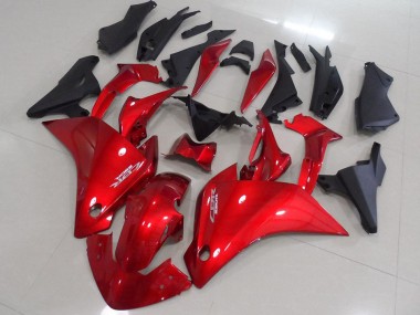 Rojo Negro Mate Carenado Moto Honda CBR 250 RR 11-13