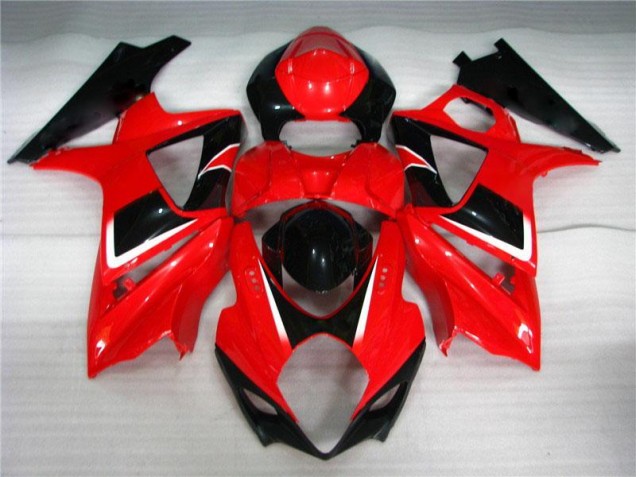 Rojo Negro Plástica Moto Suzuki GSXR 1000 K7 07-08