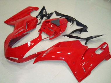 Rojo Original Carenado Moto Ducati 848 1098 1198 07-14