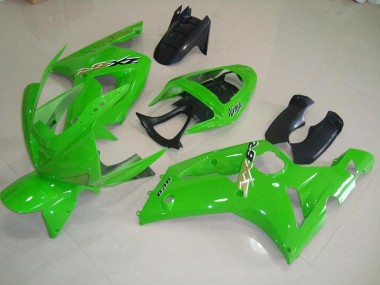 Verde Carenado & Plástico Moto Kawasaki ZX6R 03-04