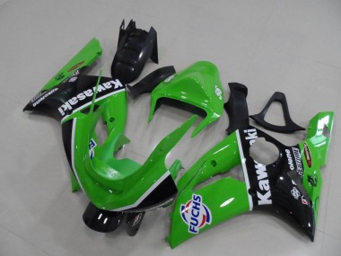 Verde Fuchs Carenado Moto Kawasaki ZX6R 03-04