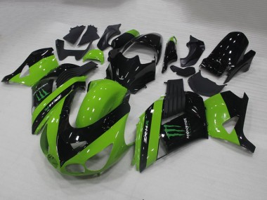 Verde Monster Carenado Moto Kawasaki ZX14R ZZR 1400 06-11