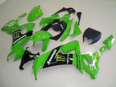 Verde Monster Kits ABS Carenado Motocicleta Kawasaki ZX10R 08-10