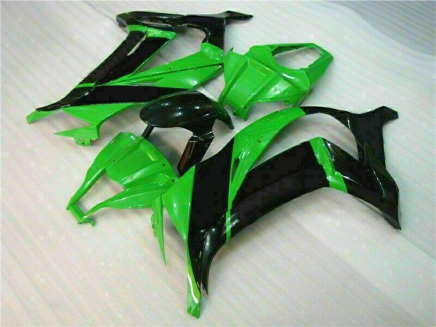 Verde Negro ABS Moto Plástico Kawasaki ZX10R 11-15