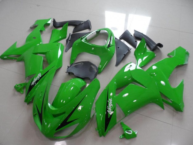 Verde Negro Arrow Carenado Moto Kawasaki ZX10R 06-07