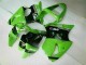 Verde Negro Inyección Kit Carenado Moto Kawasaki ZX6R 00-02